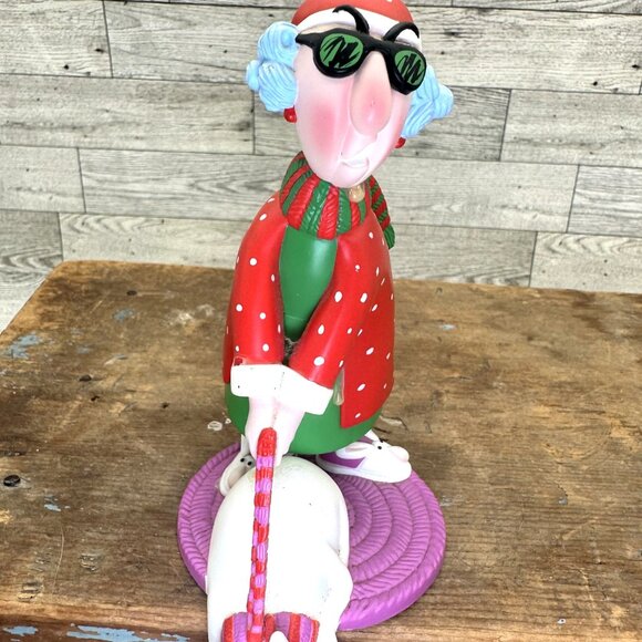 Vintage 1997 Hallmark Shoebox Maxine & Floyd Christmas Stocking Hanger, Signed - Picture 2 of 7